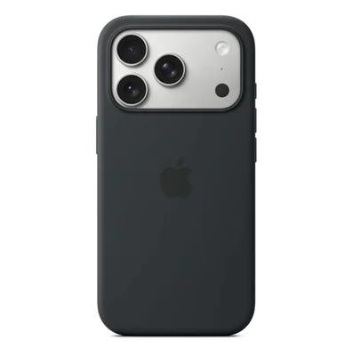 Apple iPhone 17 Pro Silicone Case with MagSafe – Black