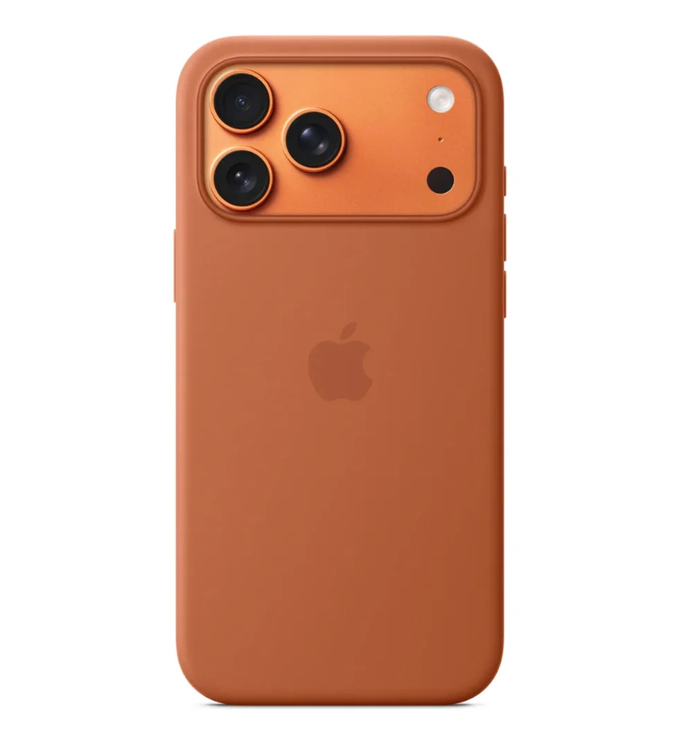 Apple iPhone 17 Pro Max Silicone Case with MagSafe – Terra Cotta