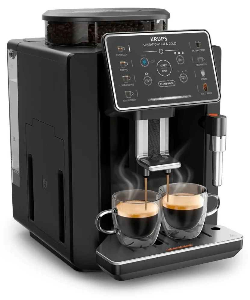 Кафеавтомат KRUPS – EA9138E0 Sensation, 1.7 л, 15 bar, 1450W, черен