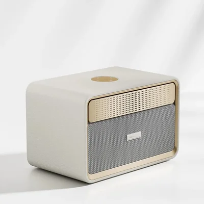 HiFuture Passion X Latte, 100W Output (Max.Power), Built-in Powerful DSP with DynaBoost Technology, Crafted Wood Cabin, Wireless 5.4, Two-Way Full Range Speaker System, Built-in 8000mAh High-Performance Battery System, Pair to Stereo Sound System (TWS Mo
