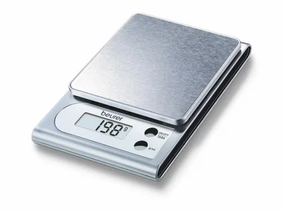 Кухненска везна Beurer KS 22, неръждаема стомана, капацитет 5 kg, точност 1g