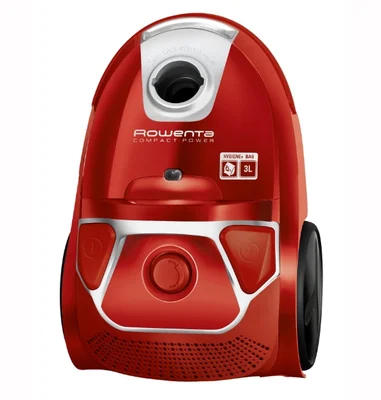 Прахосмукачка Rowenta RO3953EA Compact Power 750W, Hygiene+ торбичка, червена