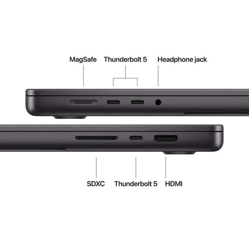 Apple 16-inch MacBook Pro: Apple M5 Max chip with 18-core CPU and 32-core GPU, 36GB, 2TB SSD - Space Black