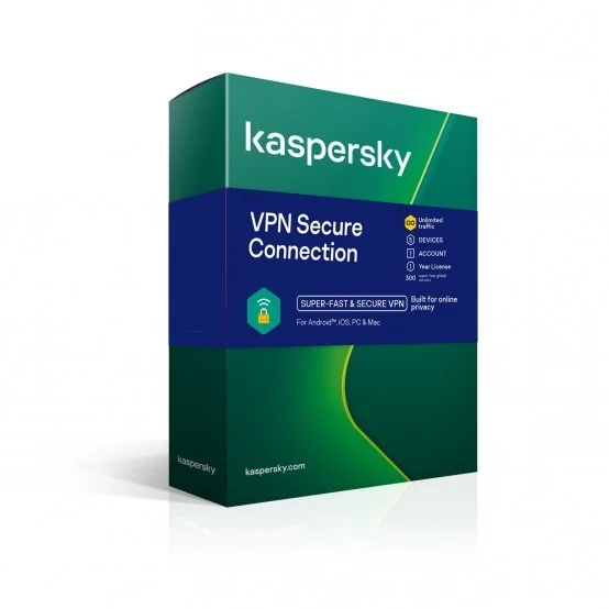 Kaspersky Secure Connection Eastern Europe Edition. 5-Device; 1-User 1 year Base Download Pack
