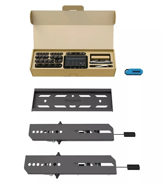 Neomounts Level-850 TV mount wall 24-65" - tiltable - lockable - fast installation
