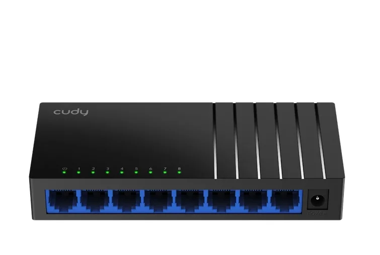 Cudy GS108D 8-Port Gigabit Desktop  Switch, 8 10/100/1000M RJ45 Ports, Desktop Plastic Case