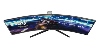 Asus ROG STRIX Curved XG49VQ, 49" DFHD (3840x1080) Gaming monitor, VA, up to 144Hz, 125% sRGB, DP, HDMI, USB3.0, FreeSync 2 HDR, DisplayHDR400, AuraSync, Red+Dark Gray