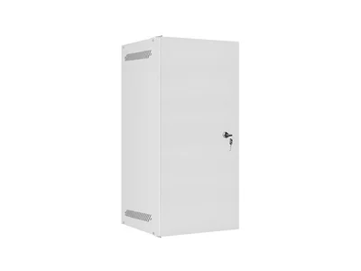 Lanberg rack cabinet 10" wall-mount 12U/280x310 for self-assembly with metal door grey (flat pack)
