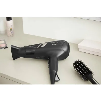 Сешоар Rowenta CV5820F0 Studio Dry 2100W йонизираща функция, концентратор, 2 скорости, 3 температури, Thermo Control, студена струя, черен