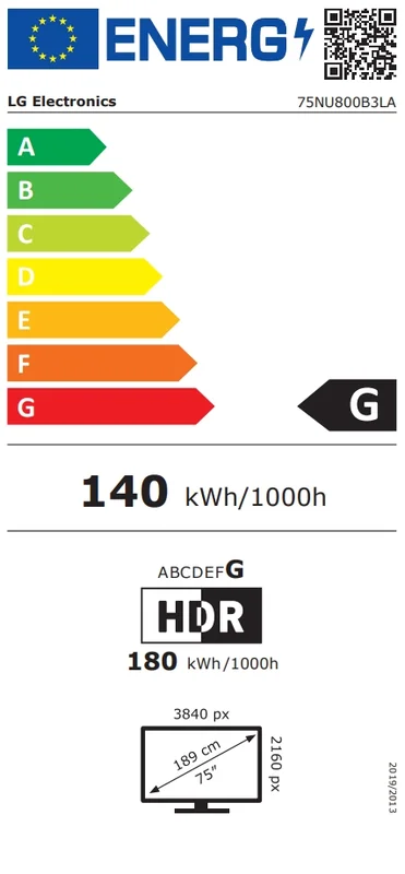 LG 75NU800B3LA, 75" NANO 4K UHD, 3840x2160, DVB-T2/C/S2, AI Alpha 7, HDR 10, webOS 26, ThinQ AI, VRR, ALLM, HGiG, WiFi, Clear Voice, 4K Super Upscaling, Bluetooth 5.3, Hdmi e-ARC , CI, LAN, AirPlay2, AI Sound Pro, Google Cast, 2 Pole stand, Black