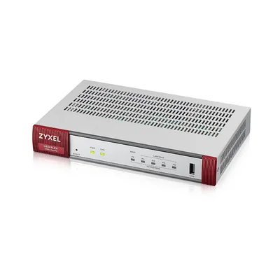 ZyXEL USG FLEX 50 HP, 5 Gigabit user-definable ports, 1*1G PoE+, 1*USB with 1 YR Gold Security Pack