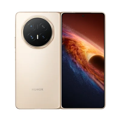Honor Magic V6 Foldable, Gold, Phenom-N49D,  6.52", unfolded 7.95", OLED 2420x1080, unfolded 2352x2172, Snapdragon 8 Elite Gen 5, (2x4.6GHz +6x3.6GHz), 16GB, 512GB, 64+50+50MP/20+20MP, Li-Po 6 660mAh, FPT, BT, USB Type-C, Android 16, MagicOS 10
