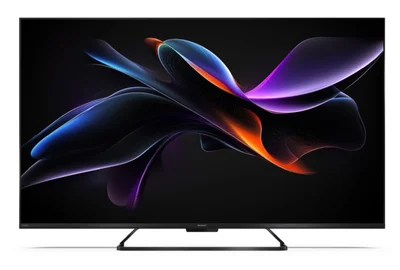 Sharp 55HR7265E, 55" QLED  GOOGLE TV, 4K 144Hz Quantum Dot 3840x2160 Frameless, AQUOS AI, DVB-T/T2/C/S/S2, Active Motion 1400, HDR10, Dolby Atmos, Dolby Vision, DTS:X, Google Assistant, HDMI eARC, Mini Composite/CVBS + Audio input, USB, Wi-Fi, Bluetooth