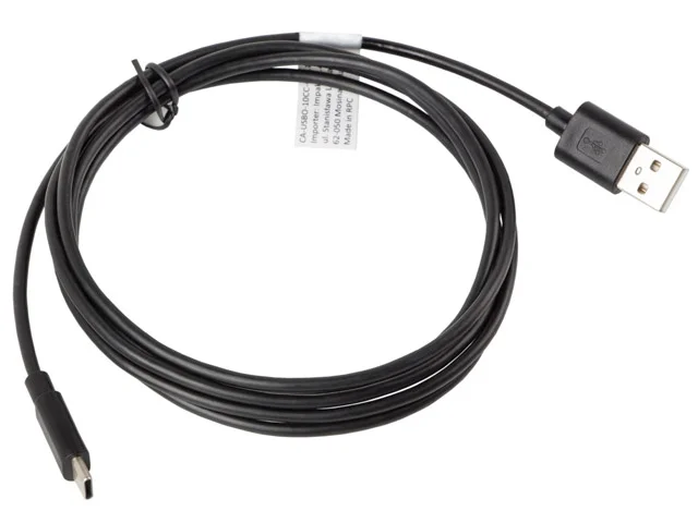 USB кабел LANBERG – USB-C(M) към USB-A(M), 2.0, 1.8m, черен