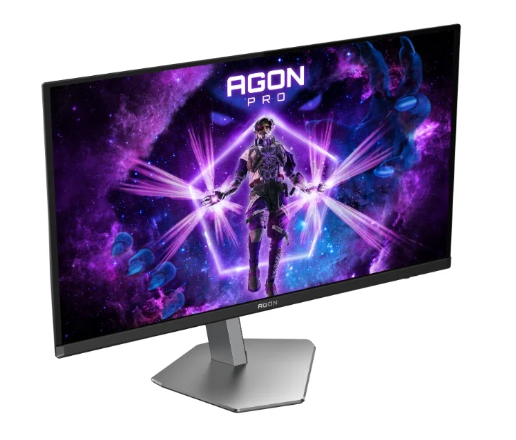 AOC AG276QKD2, 26.5" QD-OLED, 2560x1440@500Hz, 0.03ms GtG, 1000cd m/2, 1.5M:1, 80M:1 DCR, Adaptive Sync, Low Blue Light, FlickerFree, 5Wx2, Tilt, Height Adjust, Pivot, Swivel, 2xHDMI, DP, USB hub