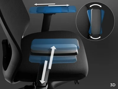 Genesis Ergonomic Chair Astat 200 Black