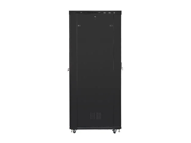 Lanberg rack cabinet 19" free-standing 47U/800x1200 (flat pack) with glass door lcd black v2