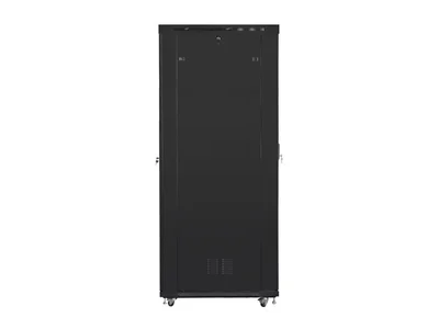 Lanberg rack cabinet 19" free-standing 47U/800x1200 (flat pack) with glass door lcd black v2