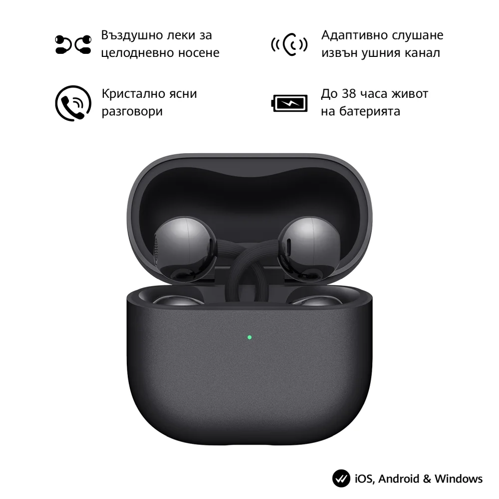 Huawei FreeClip 2 Robin-T10 Black + Flicka Air