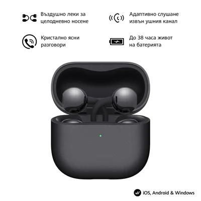 Huawei FreeClip 2 Robin-T10 Black + Flicka Air