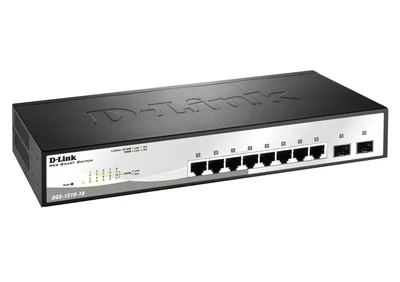 D-Link 10-Port Gigabit Smart Switch with 2 SFP ports