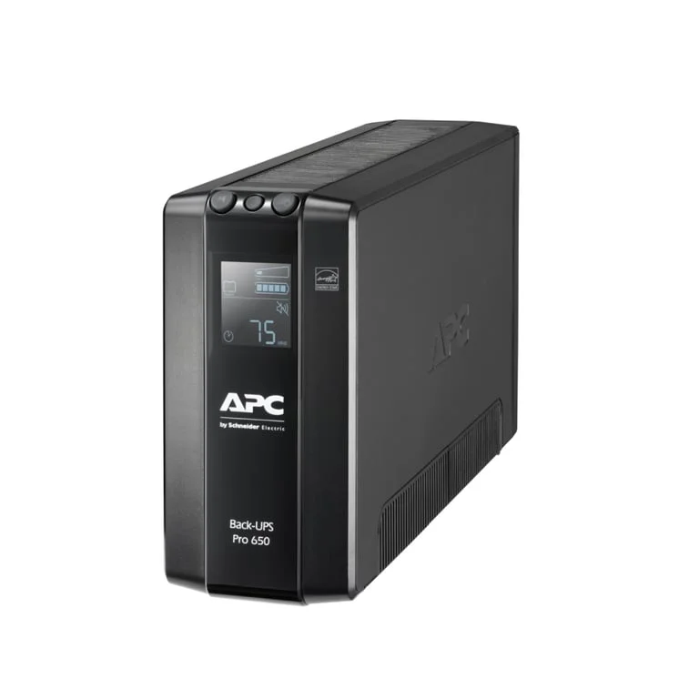 UPS APC Back-UPS Pro BR650MI, Line interactive, 650 VA, 390 W, 6 изхода, LCD дисплей
