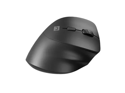 Мишка вертикална NATEC Crake 2, безжична, Bluetooth 5.2 + 2.4GHz, 2400 dpi, 6 бутона, оптична, дясна ръка, черна