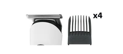 Тример Rowenta Multistyle 9 в 1 TN8961F4, самонаточващи се остриета от неръждаема стомана, 60 мин автономия, NiMH батерия, бял