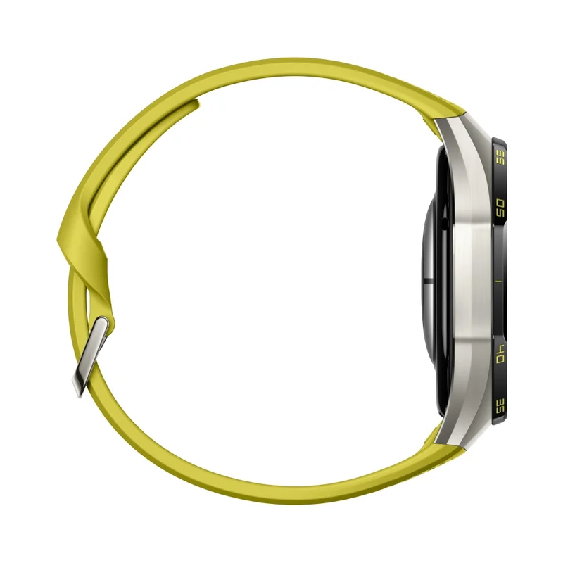Смарт часовник HUAWEI Watch GT 7 Pro Atum-B49W, 1.47" дисплей, жълта флуороеластомерна каишка + Huawei Freebuds SE 4 ANC, бели
