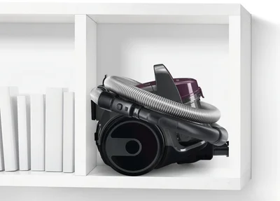 Bosch BGC05AAA1, Vacuum Cleaner, 700 W, Bagless type, 1.5 L, 78 dB(A), Energy efficiency class A, purple/stone gray