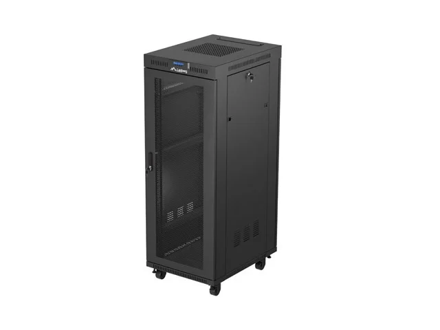 Lanberg rack cabinet 19" free-standing 32U/600X800 (FLAT PACK) with mesh door LCD black