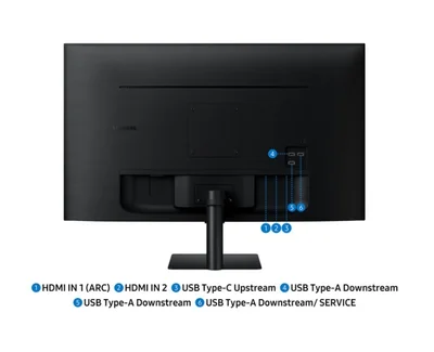 Samsung LS32FM700 32" VA LED, SMART 3840x2160  3xUSB 2.0, 2xHDMI 1.4, Wi-Fi 5, Bluetooth, Speakers, Black