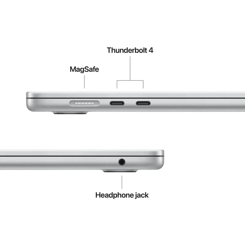 Apple MacBook Air 15.3: Apple M5 chip with 10-core CPU and 10-core GPU, 24GB, 1TB SSD - Silver