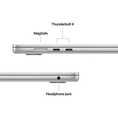 Apple MacBook Air 15.3: Apple M5 chip with 10-core CPU and 10-core GPU, 24GB, 1TB SSD - Silver