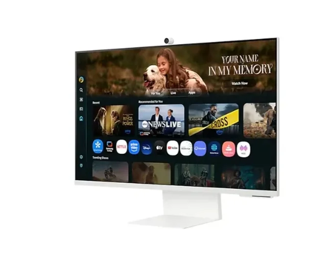 Samsung 32FM801 32" VA SMART 3840x2160, Bluetooth 4.2, WiFi 5, USB-C 65W, 2xUSB, 2xHDMI , Speakers, White