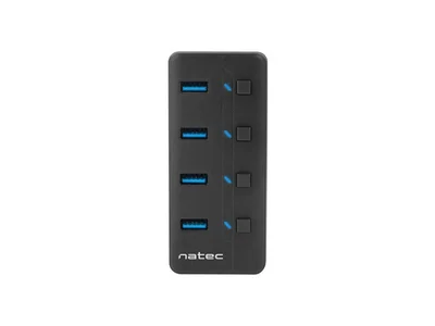 USB хъб NATEC Mantis 2 4-порта USB 3.0 с On/Off и AC адаптер