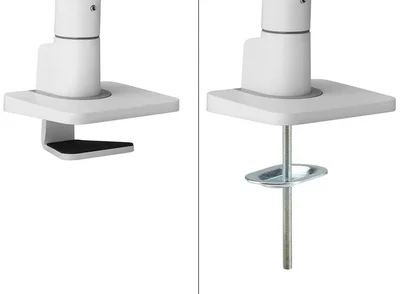 Neomounts Next One Desk Mount, double display crossbar (topfix clamp/grommet)