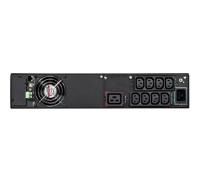 UPS EATON 5SC2200IRT 2200VA/1980W Line interactive, 2U, LCD дисплей, rack/tower, черен
