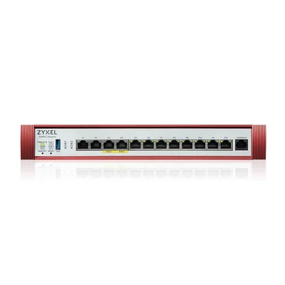 ZyXEL USG FLEX 500 H, User-definable ports with 2*2.5G, 2*2.5G (PoE+) & 8*1G, 1*USB  with 1 YR Entry Defense Pack