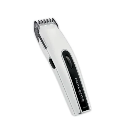 Rowenta TN1400F1, Hair clipper Nomad, new design, 2 adjustable combs with 9 settings each (3-15 mm, 18-30mm), rechargeable, corded, autonomy 40min + main, stainless steel blade, charging led, charging stand