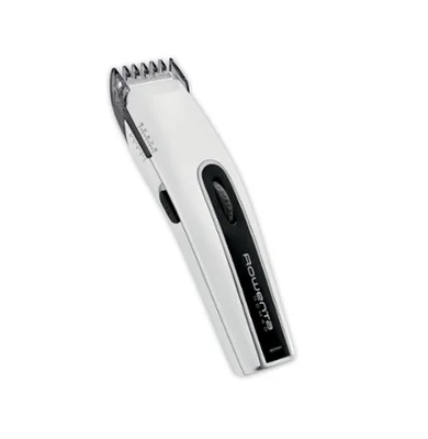 Rowenta TN1400F1, Hair clipper Nomad, new design, 2 adjustable combs with 9 settings each (3-15 mm, 18-30mm), rechargeable, corded, autonomy 40min + main, stainless steel blade, charging led, charging stand