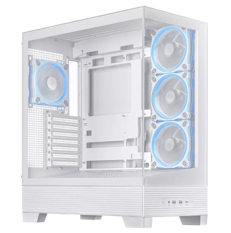 Кутия за компютър ASUS A31 Plus TG White Middle Tower
