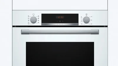 Bosch HBA534BW3 SER4, Oven A+, ecoClean back+Hydro, 7 HM, 1 lvl rail, White