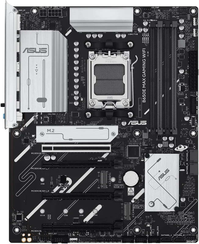 Дънна платка ASUS – Prime B850 Plus Wi-Fi, AMD B850, DDR5, ATX, Wi-Fi