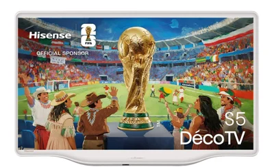 Hisense 32" S5Q, Full HD 1920x1080, QLED, 220 nits, HDR, HLG, DTS HD, Light Sensor, Dolby Audio, Smart TV, WiFi, WiFi Direct, 2xHDMI, 2xUSB, LAN, CI+, DVB-T2/C/S2, White