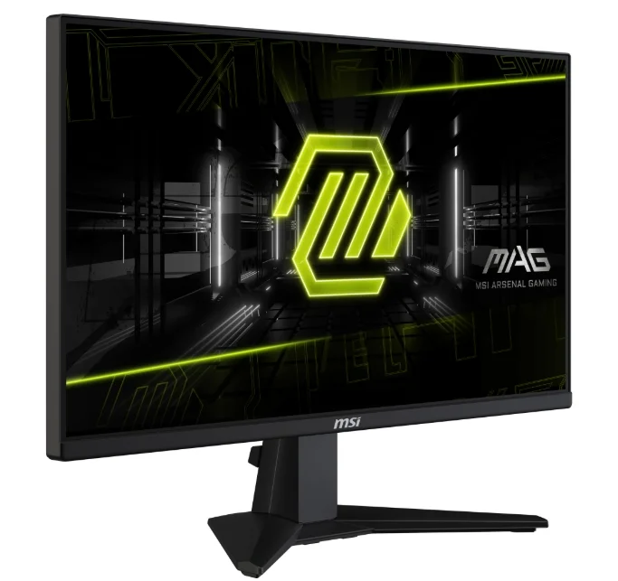 MSI MAG 255XF, 24.5", 0.5ms, 300Hz, Rapid IPS, 1920x1080 (FHD), 16:9, AMD FreeSync Premium, 90% DCI-P3, AG, HDR Ready, 250 nits, 1000:1, DCR 100M:1, DP(1.4a), 2xHDMI 2.0b, Tilt, VESA, Black, 3.3kg