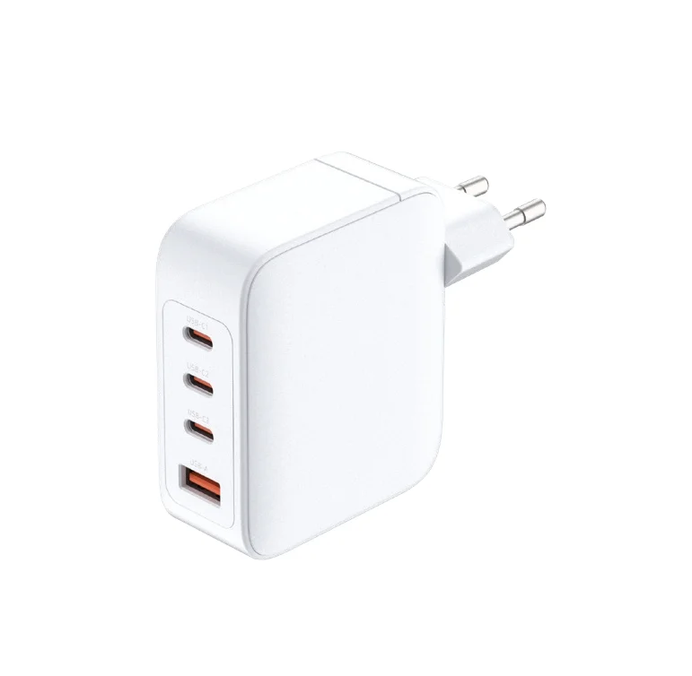 Зарядно D-LINK 140W GaN, USB-C/USB-A, бързо зареждане, бяло