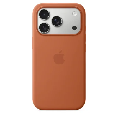 Калъф Apple Silicone Case с MagSafe за iPhone 17 Pro Terra Cotta
