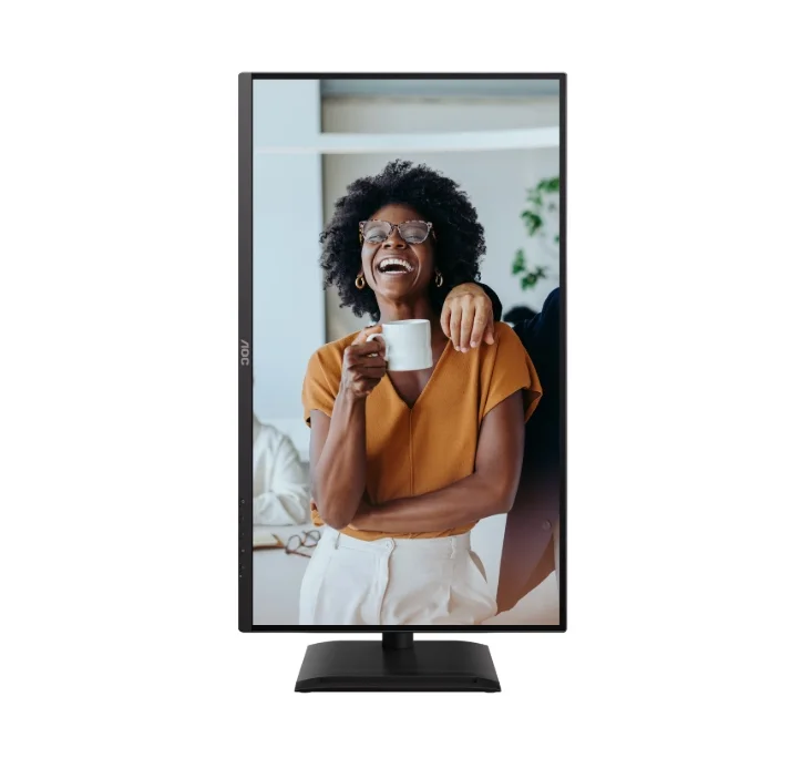 AOC Q27P4CV, 27" IPS WLED, 2560x1440@120Hz, 4ms GtG, 350cd m/2, 1500:1, 50M:1 DCR, Adaptive Sync, FlickerFree, Anti-Blue Light, 2Wx2, Tilt, Height Adjust, Pivot, Swivel, HDMI, DP, USB hub, RJ45