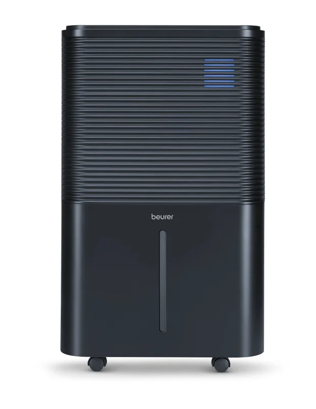 Beurer LE 250 Air Dehumidifier; up to 20 litre/day; rooms  40 to 60 cm2; Laundry drying function; Removable tank: 4.0 l; Automatic mode; Night mode; Timer;  2 fan levels; Environmentally friendly refrigerant R290